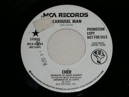 CHER VINTAGE CAROUSEL MAN PROMOTIONAL 45 RPM RECORD 1974 - £14.85 GBP