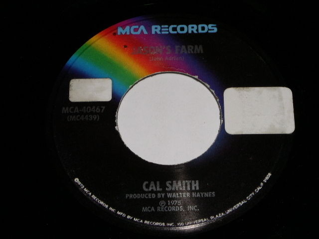 Cal Smith Jason&#39;s Farm 45 Rpm Record MCA Label - $18.99