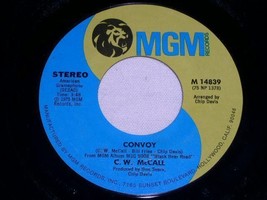 C.W. Mccall Convoy 45 Rpm Record Vintage 1975 - $18.99