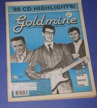 BUDDY HOLLY GOLDMINE MAGAZINE VINTAGE 1989 - $49.99