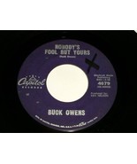 Buck Owens Nobody&#39;s Fool45 RPM Phonograph Record - £15.21 GBP