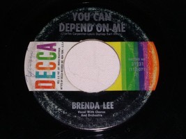 Brenda Lee You Can Depend On Me 45 Rpm Record Vintage - £15.27 GBP