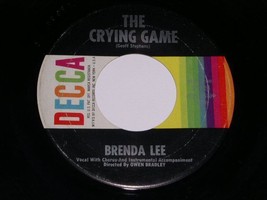 Brenda Lee Vintage Country 45 Rpm Record Crying Game - £15.14 GBP