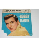 Bobby Darin Mack The Knife 45 Rpm Record Picture Sleeve Vintage Atco - £14.87 GBP