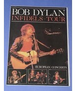 Bob Dylan Infidels Tour European Concert Card Vintage France - £14.93 GBP