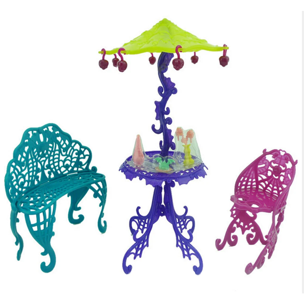 1Set Sun Umbrella Kid Toy Doll House Furniture For  Doll Accessories Amu... - £8.03 GBP