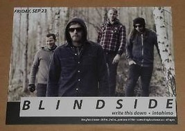 Blindside Concert Promotional Card Glasshouse Pomona - £15.68 GBP