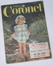 BING CROSBY VINTAGE CORONET MAGAZINE 1955 - $19.98