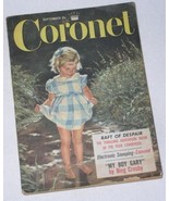 BING CROSBY VINTAGE CORONET MAGAZINE 1955 - £15.71 GBP