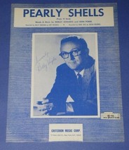 BILLY VAUGHN VINTAGE SHEET MUSIC 1964 PEARLY SHELLS - $22.99