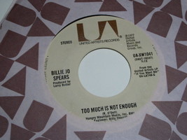 Billie Jo Spears The End Of Me 45 Rpm Record Vintage 1977 - £15.04 GBP