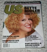 Bette Midler US Magazine Vintage 1986 - £23.50 GBP
