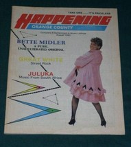 BETTE MIDLER VINTAGE HAPPENING MAGAZINE 1983 - $22.99