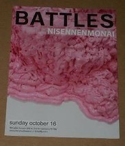 Battles Concert Promotional Card Glasshouse Pomona 2011 - $19.99