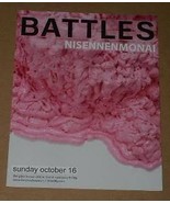 Battles Concert Promotional Card Glasshouse Pomona 2011 - $19.99