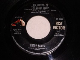 Barry Sadler  Ballad Of The Green Berets 45 Rpm Record - £15.17 GBP