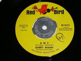 Barry Mann Talk To Me Baby Amy 45 Rpm Record Vinyl Red Bird Label - £19.65 GBP