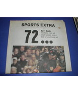 BARRY BONDS SPORTS PAGE OC REGISTER 10-6-2001 - $31.54 CAD
