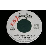 BAD COMPANY PAUL RODGERS GOOD LOVIN GONE BAD VINTAGE PROMO 45 RPM 1975,RARE - $18.99