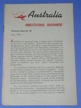 Australia Vintage Pamphlet Booklet Brochure June 1958 - £14.88 GBP