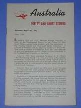 Australia Vintage Pamphlet Booklet Brochure June 1956 - £14.93 GBP