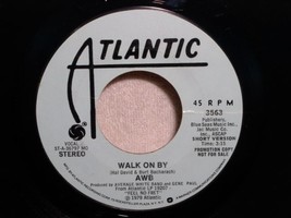 Average White Band Walk On By Promotional 45 Rpm Vintage 1979 - £14.85 GBP