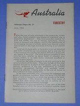 Australia Vintage Pamphlet Booklet Brochure June 1958 - £14.85 GBP