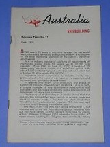 Australia Vintage Pamphlet Booklet Brochure June 1958 - £15.01 GBP