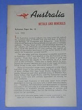 Australia Vintage Pamphlet Booklet Brochure June 1956 - $18.99