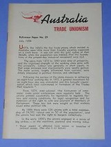 Australia Vintage Pamphlet Booklet Brochure July 1956 - $18.99