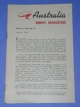 Australia Vintage Pamphlet Booklet Brochure Jan 1958 - £14.93 GBP