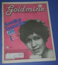 ARETHA FRANKLIN GOLDMINE MAGAZINE VINTAGE 1989 - £31.33 GBP