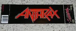 Anthrax Bumpersticker Vintage 1991 Rockerz Brockum - $18.99