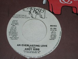 Andy Gibb An Everlasting Love Promotional 45 Rpm Record Vintage 1978 - £14.93 GBP