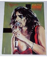 ALICE COOPER VINTAGE KERRANG MAGAZINE PHOTO CLIPPING - $25.97 CAD