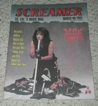 Alice Cooper Screamer Magazine Vintage 1990 - £23.58 GBP