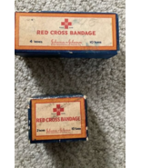 Vintage Red Cross  STERILE Bandages 1 in x 10 in and   4 in x 1o in - $68.55 CAD