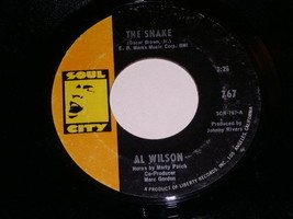 Al Wilson The Snake Getting Ready For Tomorrow 45 Rpm Record Soul City Label - £20.03 GBP