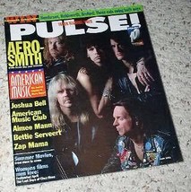 Aerosmith Steven Tyler Pulse Magazine Vintage 1993 - £19.61 GBP