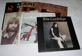 Soft Rock Record Albums Lot Of 6 Vintage 1970&#39;s - £55.93 GBP