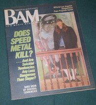 SUICIDAL TENDENCIES VINTAGE BAM MAGAZINE 1988 - £19.63 GBP