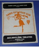 BETTY HUTTON THEATRE PROGRAM 1963 MELODYLAND ANNIE GUN - $760.08 MXN