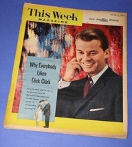 Dick Clark Newspaper Supplement Vintage 1958 - £66.55 GBP