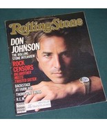 DON JOHNSON MIAMI VICE ROLLING STONE MAGAZINE 1985 - $34.24 CAD