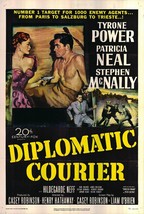 Diplomatic Courier Original 1952 Vintage One Sheet Poster - £298.02 GBP