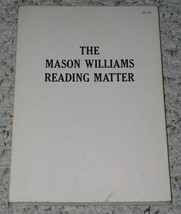 Mason Williams Autographed Softbound Book Vintage 1969 - £159.83 GBP