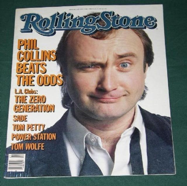 PHIL COLLINS ROLLING STONE MAGAZINE VINTAGE 1985 - $24.99
