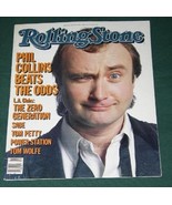 PHIL COLLINS ROLLING STONE MAGAZINE VINTAGE 1985 - $34.16 CAD