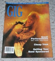 Click Canadian Club Band Gig Magazine Vintage 1989 Cheap Trick - $24.99