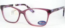 W/ TAG AMERICA MU203 CRYPRP CRYSTAL PURPLE EYEGLASSES MU203FCRYPR54 54-1... - €10,17 EUR